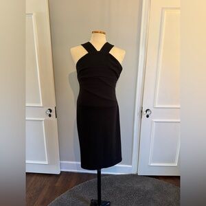 Black Body-Con Midi Dress